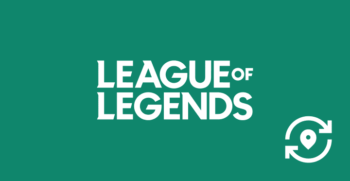 تغيير منطقة League of Legends.