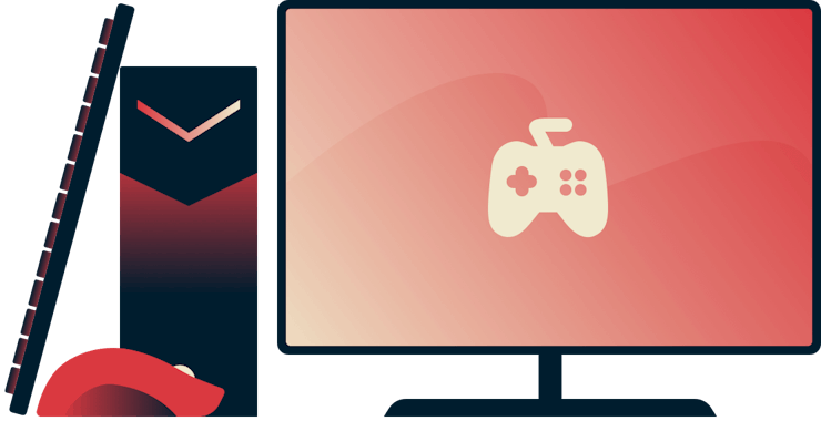 Gaming på Windows PC med et VPN.
