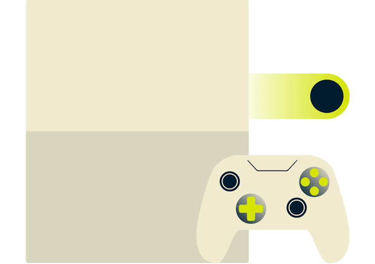 Xboxのコントローラー。