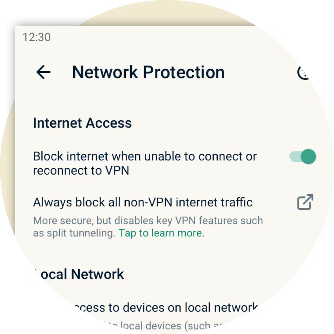 Network Lock for Android.