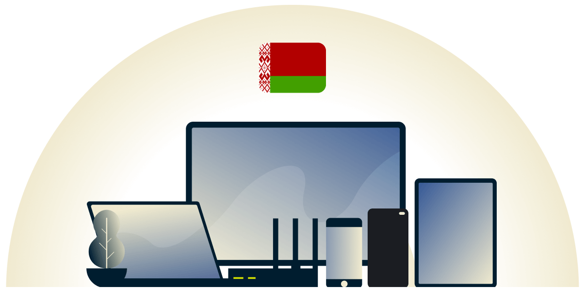 Belarus VPN protecting a variety of devices