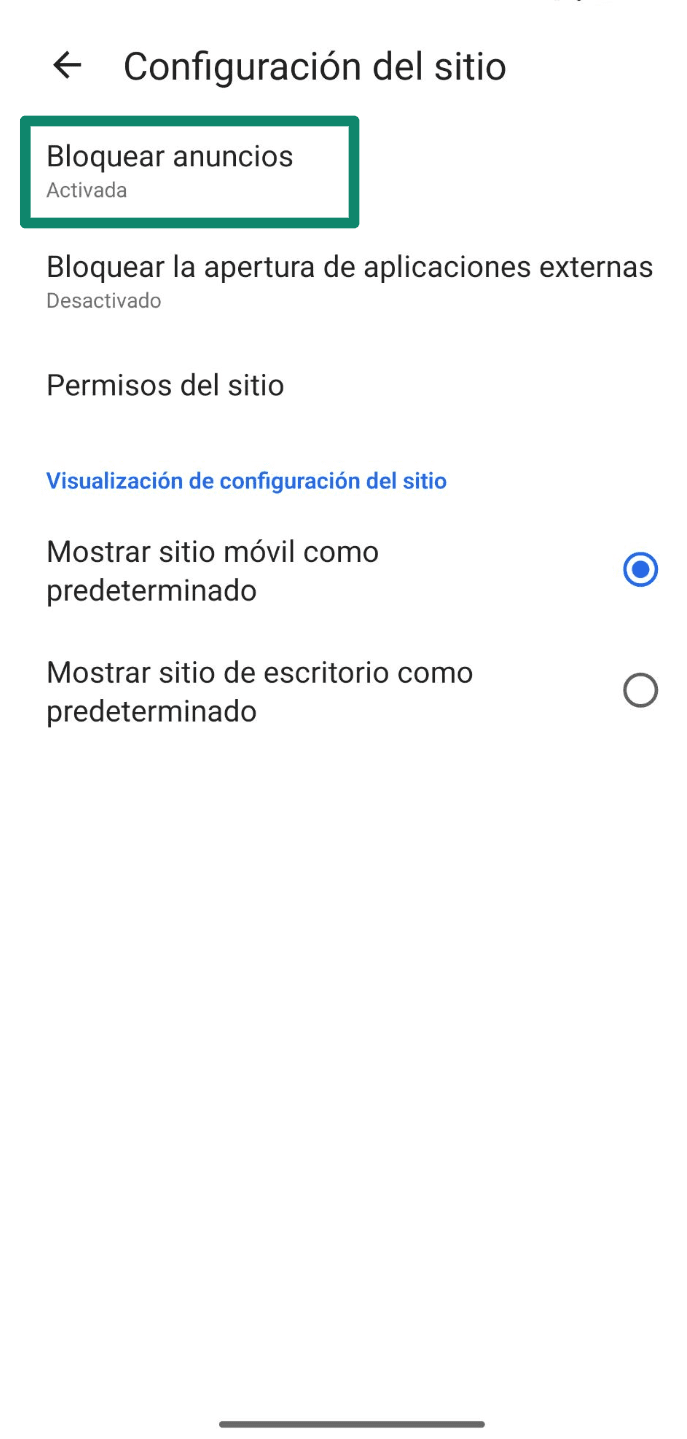 Tap Block Ads Es