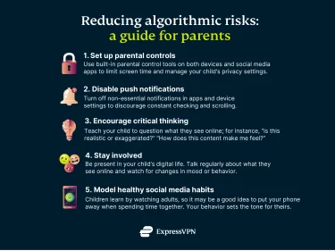 a guide for parents on how to reduce the algorithmic risks presented to children by social media